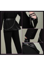 2XXT Cosplay Vtuber Virtual YouTuber Kuzuha Mafia Suit Cosplay Costume